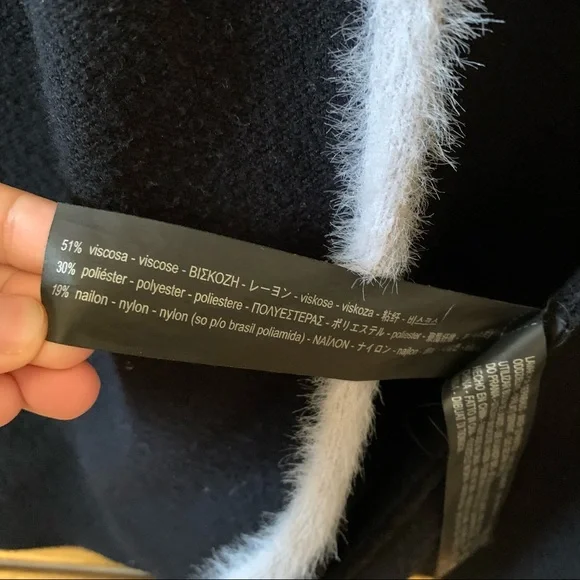 Zara viscose cardigan black size M CL - Picture 5 of 6